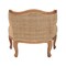 Bali & Pari Sylvestra Traditional Beige Fabric and Honey Oak Finished Wood Low Seat Accent Chair 238-13387-ZORO - alternate 2